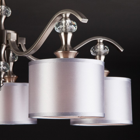 Потолочная люстра 60070/5 сатин-никель Eurosvet Ofelia Потолочная люстра 60070/5 сатин-никель Eurosvet Ofelia