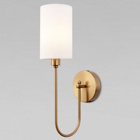 Настенный светильник с тканевым абажуром 60164/1 латунь Eurosvet Abbey