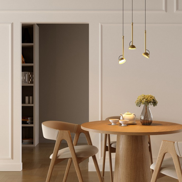 Светильник подвесной светодиодный Join 7W 3000K латунь 50313 LED Elektrostandard Join a068619 Светильник подвесной светодиодный Join 7W 3000K латунь 50313 LED Elektrostandard Join a068619