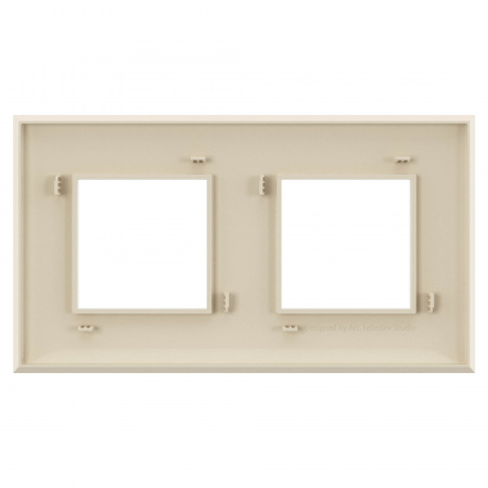 DKC Avanti Ванильная дымка Рамка 4 модуля