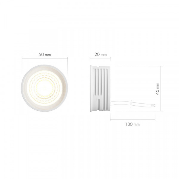 DK4000-7W Светодиодный модуль белый керамический корпус