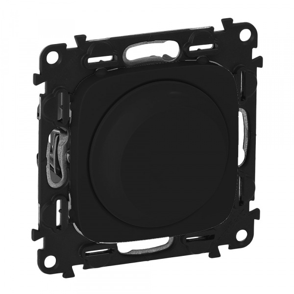 Legrand Etika Антрацит Светорегулятор поворотный, 300Вт, без нейтрали