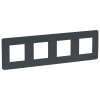 SE Unica Studio Антрацит Рамка 4-ная