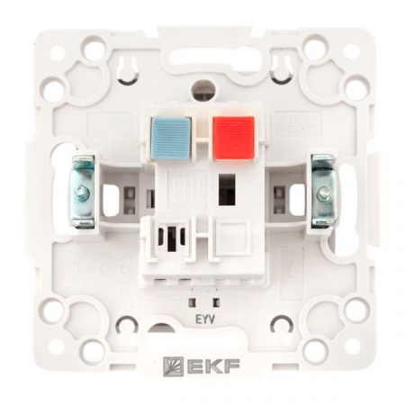 EKF Стокгольм Механизм кнопки нажимной 10А белый
