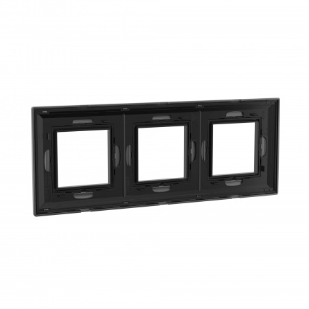 DKC Avanti Темно-Серый Металл Рамка 6 модулей