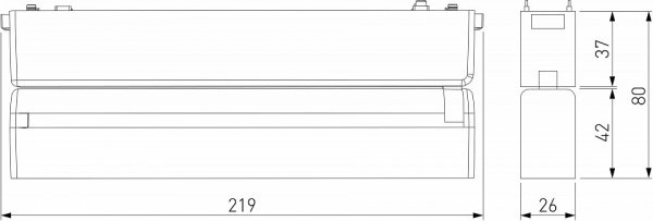 Flat Magnetic Трековый светильник 10W 4000K Unity (чёрный) 85093/01 Elektrostandard Flat Magnetic a063710