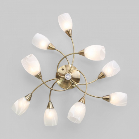 Люстра потолочная 2275/9 античная бронза Eurosvet Virginia