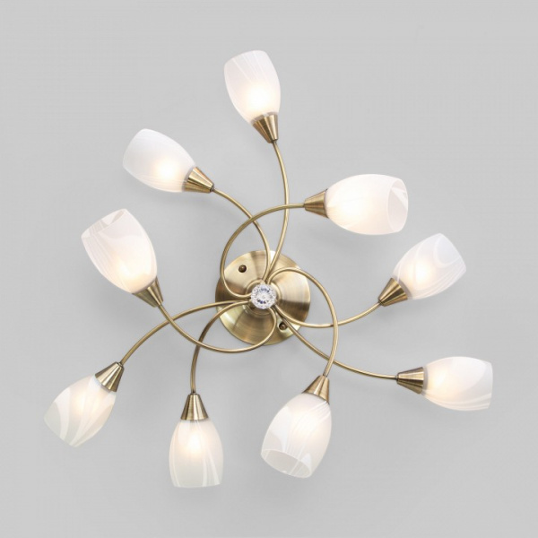 Люстра потолочная 2275/9 античная бронза Eurosvet Virginia