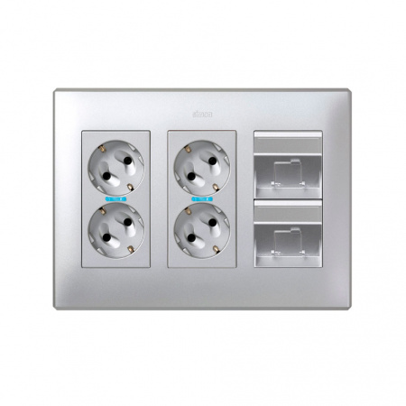 Simon Connect Вкладыш переходный для 1 RJ45 AMP кат.5 -Brand Rex, CIMABOX