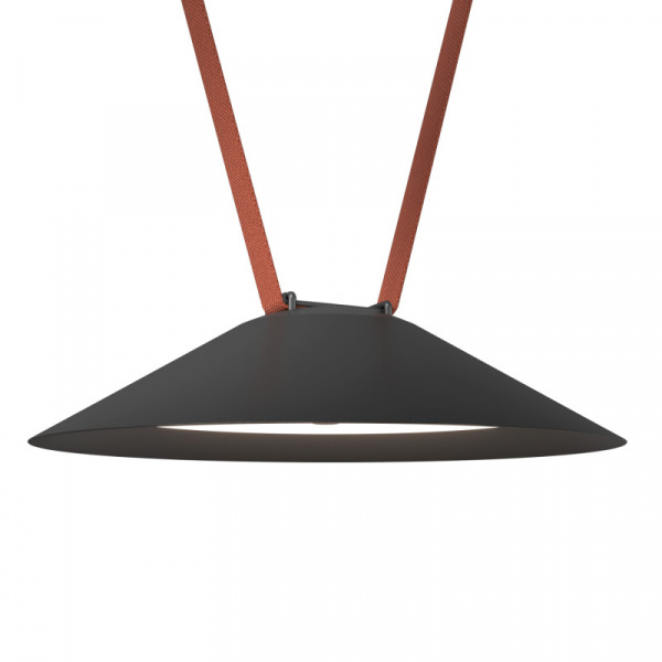 DK5664-BK Cветильник для трека-ремня Belty Smart, серия Flow, со светодиодом, D300*H71мм, 48V DC, 20W, RA90, 120°, 2700-6500K, IP20, черный, алюминий