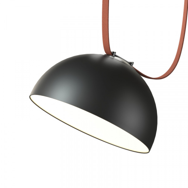 DK5662-BK Cветильник для трека-ремня Belty Smart, серия Flow со светодиодом, D300*H171мм, 48V DC, 28W, RA90, 120°, 3000-5700K, IP20, черный, алюминий