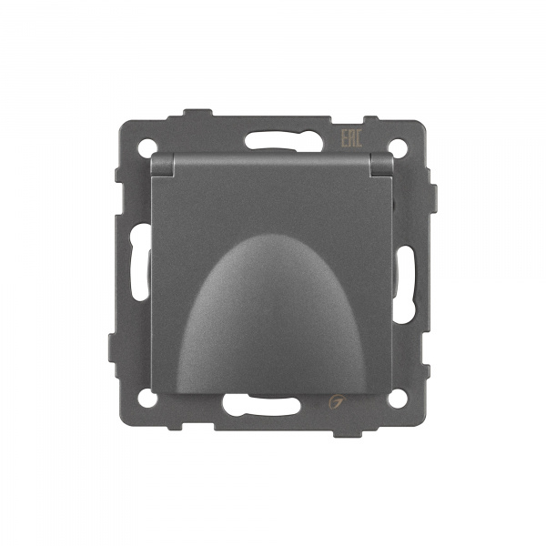 Механизм розетки влагозащищённый SCT-MCP-PL-GR-V (250V, 16A) (Arlight, -)