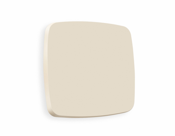 Лицевая панель OMEGA (Бежевый матовый) для 1-кл выключателей QUANT OP3210