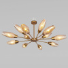Потолочная люстра с плафонами 60140/12 золото Eurosvet Thalia