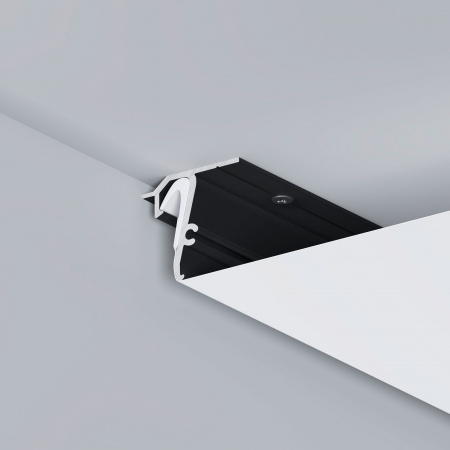 Arlight Профиль STRETCH-SHADOW-TECH-CEIL-2000 BLACK (A2-DELTA) (Алюминий)