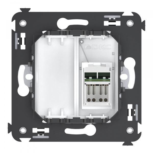 DKC Avanti Белое облако Розетка RJ-45 5e одинарная