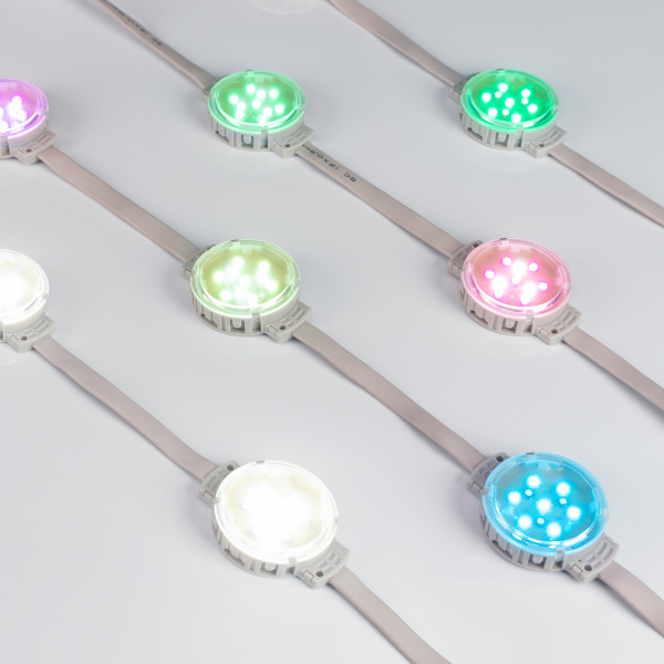 Светодиодный модуль Arlight DMX-F10-D50 24V RGBW 036825 Светодиодный модуль Arlight DMX-F10-D50 24V RGBW 036825