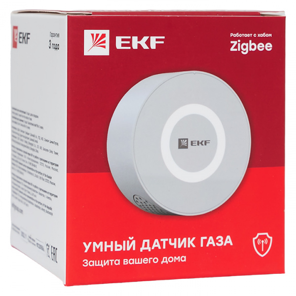 EKF Connect Умный датчик газа Zigbee EKF Connect Умный датчик газа Zigbee