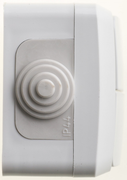 SE Этюд наруж Серый Выключатель 2-клавишный IP44