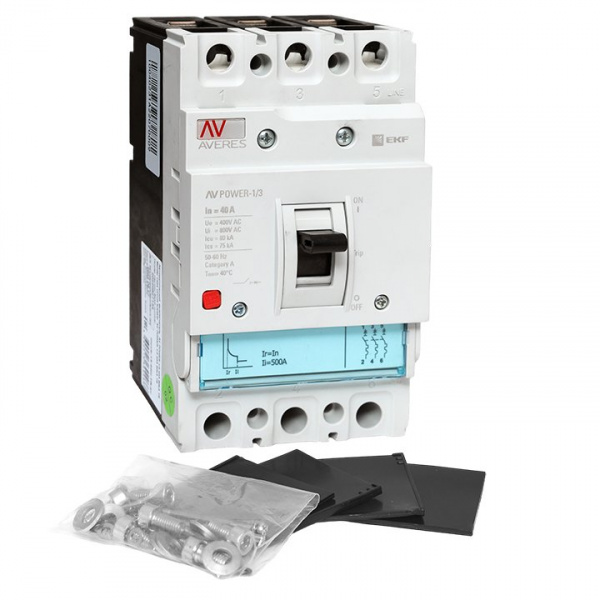 EKF Averes Автоматический выключатель AV POWER-1/3  40А 80kA TR