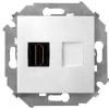 Simon 15 Белая Розетка HDMI, аудио/видео, v1.4, тип А