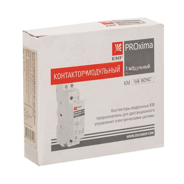 EKF PROxima Контактор модульный КМ РУ 25А 1NO+1NC (1 мод.)