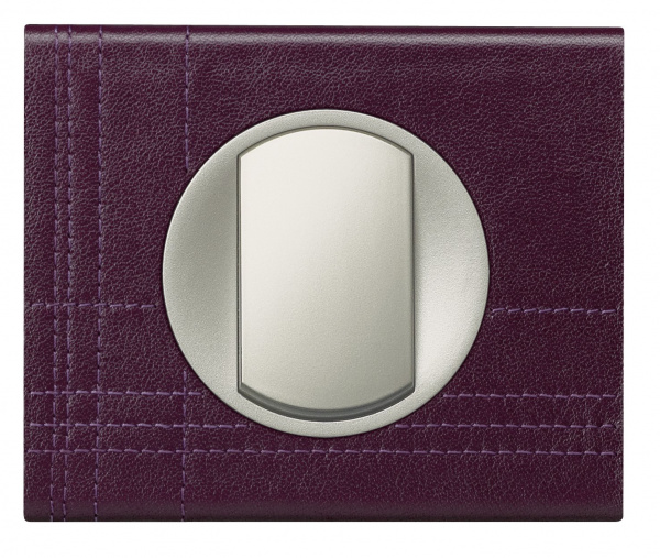 Legrand Celiane2 Кожа пурпур Рамка 1-я (2 мод)