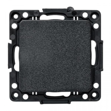 EKF Стокгольм Механизм кнопки нажимной 10А черный