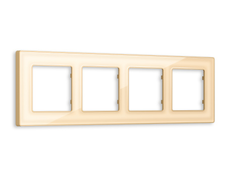 Рамка ALFA Arctic (Шампань Стекло органическое) 4-ая AF580604