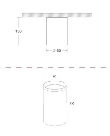 Потолочный светильник C036CL-01B Maytoni Focus Design