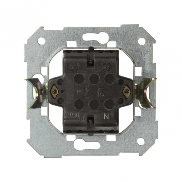 Simon 75 Мех Проходной выключатель с контрольной подсветкой (с 2-х мест, переключатель), 10А 250В, S82,82N,88