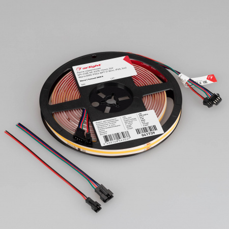 Arlight Лента герметичная SPI-COB-SE-X378-12mm 24V Warm3000-PX63-BPT (7 W/m, IP65, 5m) (бегущий огонь)