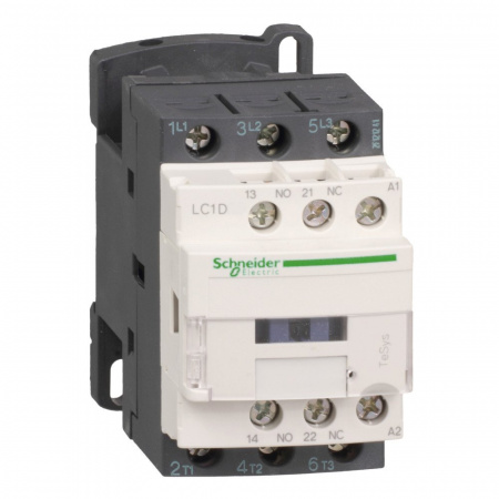 Schneider Electric Contactors D Контактор 3Р 12А, НО+НЗ, 400В 50/60Гц зажим под винт