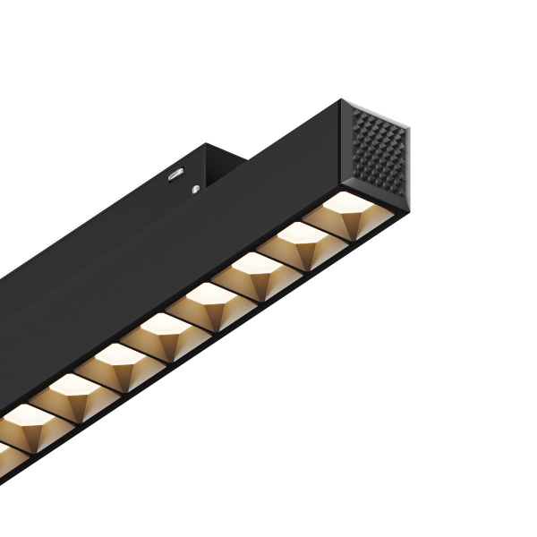 Трековый линейный светильник направленного света ElDeko HSBL_0146,220мм-3000К, 12Вт, черный