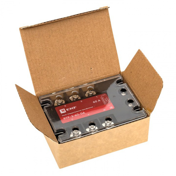 Реле твердотельное трехфазное RTP-60-DA EKF PROxima Реле твердотельное трехфазное RTP-60-DA EKF PROxima