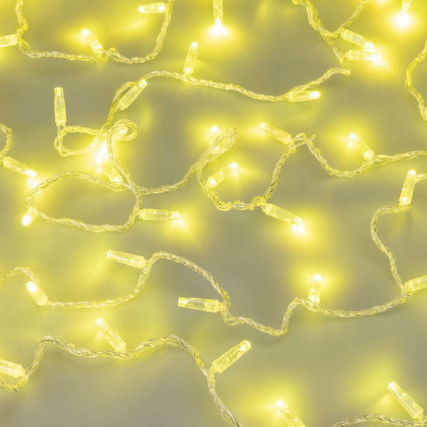 Arlight Светодиодная гирлянда ARD-STRING-CLASSIC-10000-CLEAR-100LED-STD Gold (230V, 7W) (Ardecoled, IP65)