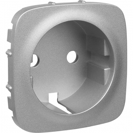 Legrand Valena ALLURE Алюм Накладка розетки с/з