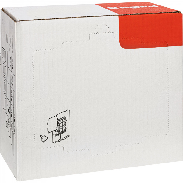 Legrand Practibox S Пластиковый щиток Встраиваемый 1X6 Дымчатая дверь