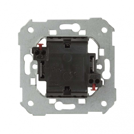 Simon 75 Мех Выключатель проходной 2-клавишный с подсветкой