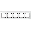 SE Merten SM M-Elegance Стекло Белое Рамка 5-ая