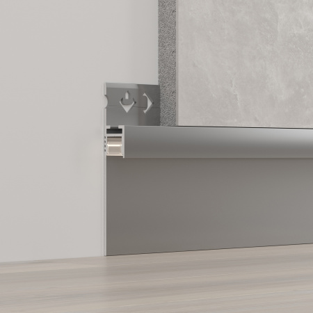 Arlight Профиль ARH-PLINTUS-50-FANTOM-3000 ANOD (Алюминий)