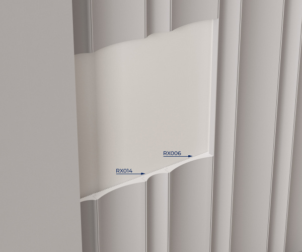 Рейка RX014, 31х12, 2800мм, Экополимер/50