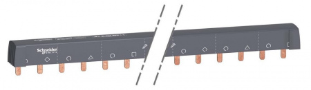 SE Acti 9 Шинка гребенчатая 4P (NL1NL2…NL3) 24 мод.18мм 100А разрезаемая