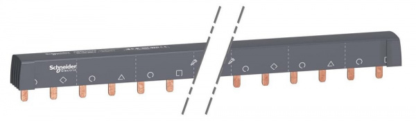 SE Acti 9 Шинка гребенчатая 4P (NL1NL2…NL3) 24 мод.18мм 100А разрезаемая