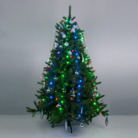 Гирлянда занавес на ель 0,45*1,5 м IP20 200-003 мульти Eurosvet 200-003