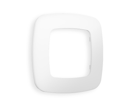 Рамка OMEGA Ecta (Белый матовый) 1-ая OF140121