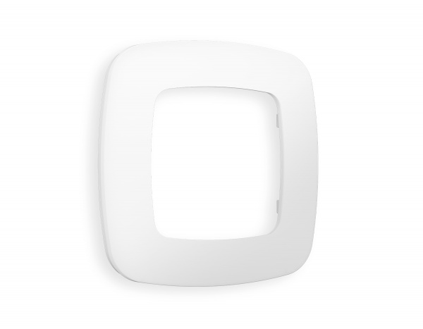 Рамка OMEGA Ecta (Белый матовый) 1-ая OF140121