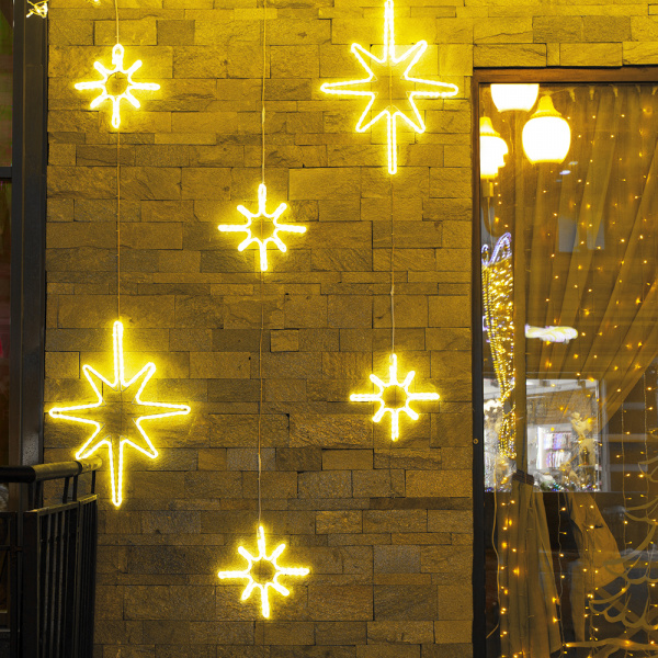 Arlight Фигура ARD-STAR-M3-380x250-36LED Warm (230V, 2.5W) (Ardecoled, IP65)