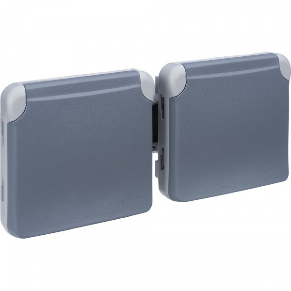 Legrand Plexo Розетка с/з нем.стандарт, 2п. гориз.