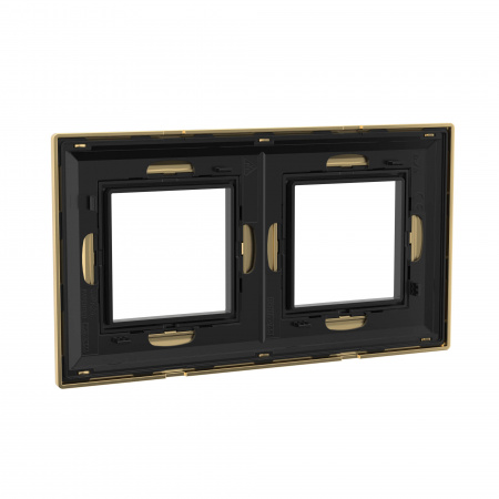 DKC Avanti Золотой Металл Рамка 4 модуля